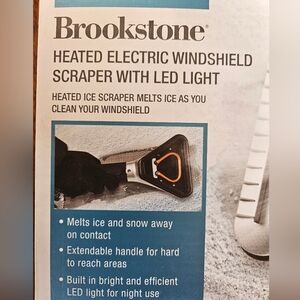 Brookstone Heated Electric Windshield Scraper with LED Light